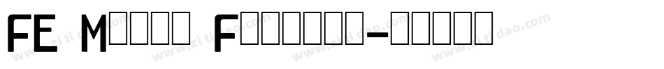FE Majas Flowers字体转换